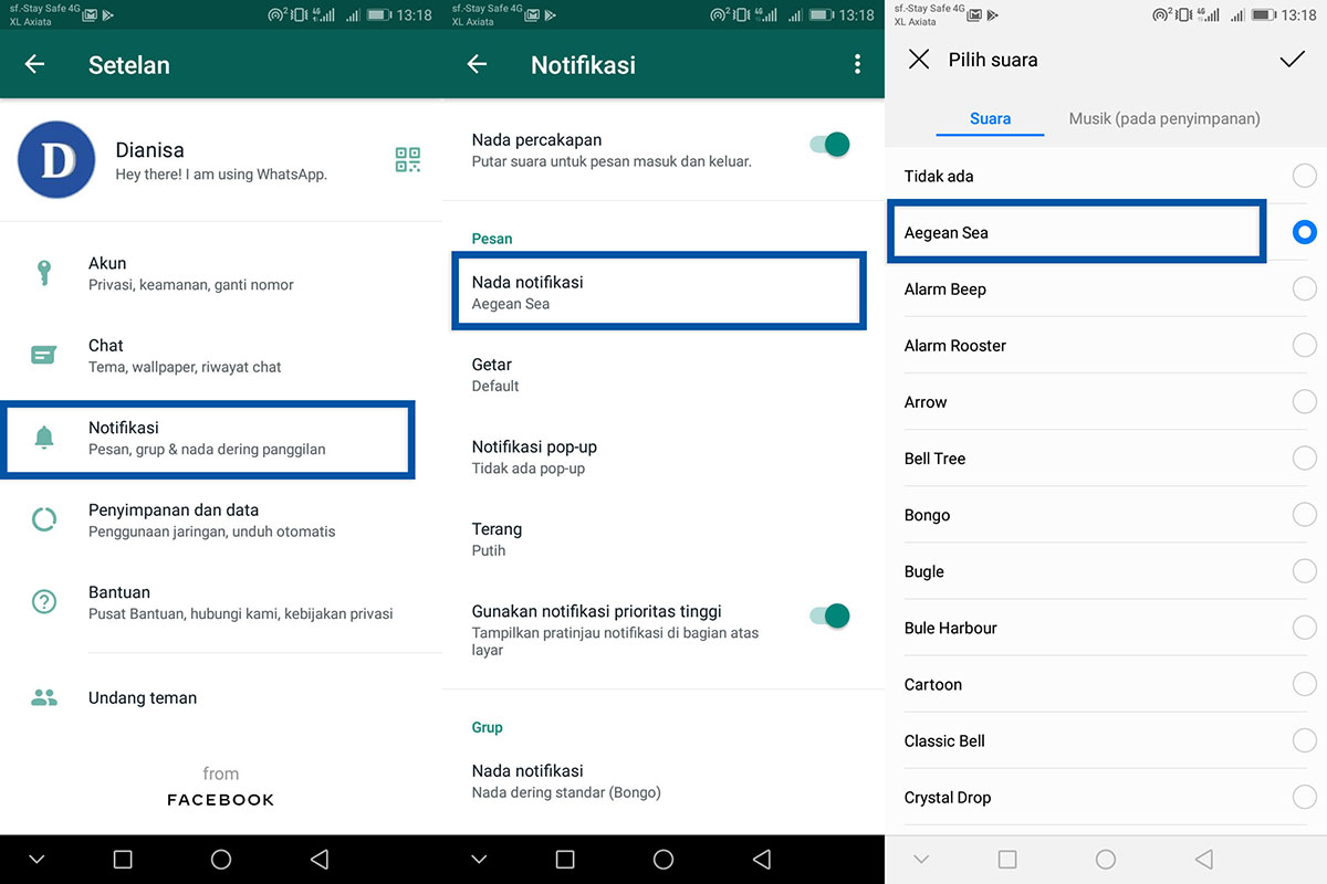 10 Cara Mengatasi Nada Notifikasi WhatsApp Tidak Bunyi Di HP Android