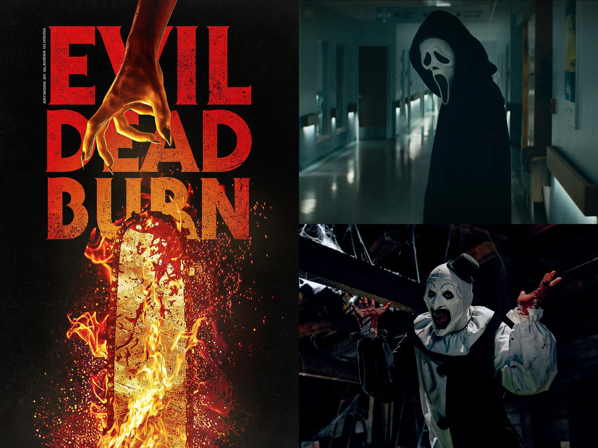 Evil Dead Burn, Scary Movie, Terrifier - Film Horor