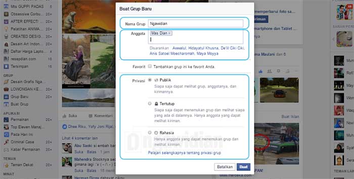 Cara Membuat Facebook Dengan Mudah Cara Membuat Group Facebook Dengan Mudah dan Cepat 