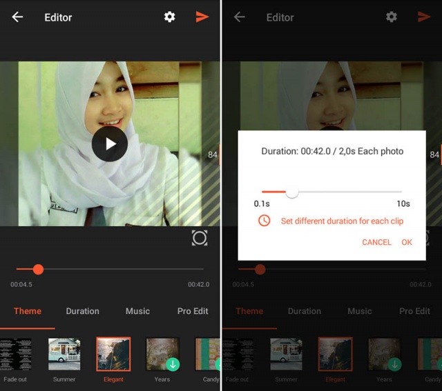 6 Cara Membuat  Video SlideShow Foto Musik di HP Android