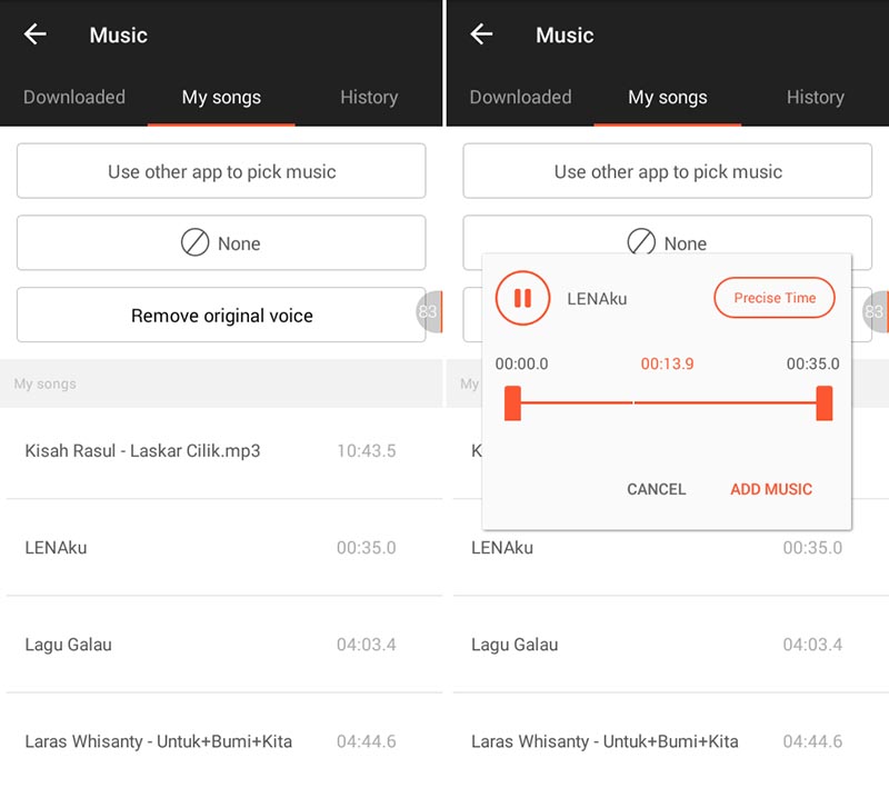  Cara  Membuat  Video SlideShow Foto dan Musik di Android 