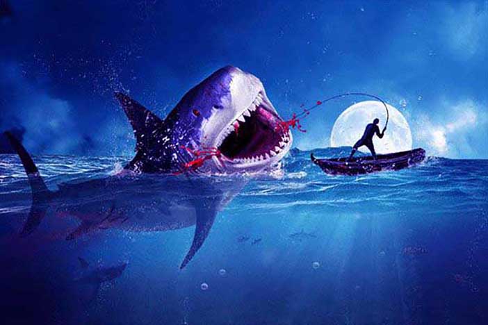 Tutorial Manipulasi Memancing Hiu Photoshop 12