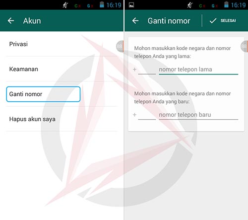 Cara Ganti Nomor WhatsApp