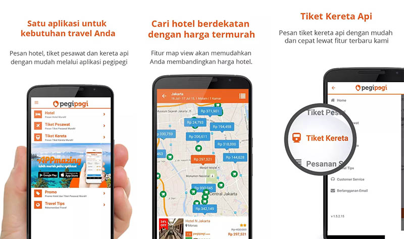 5+ Aplikasi Pesan Booking Tiket Kereta Api Android & IOS Terbaik