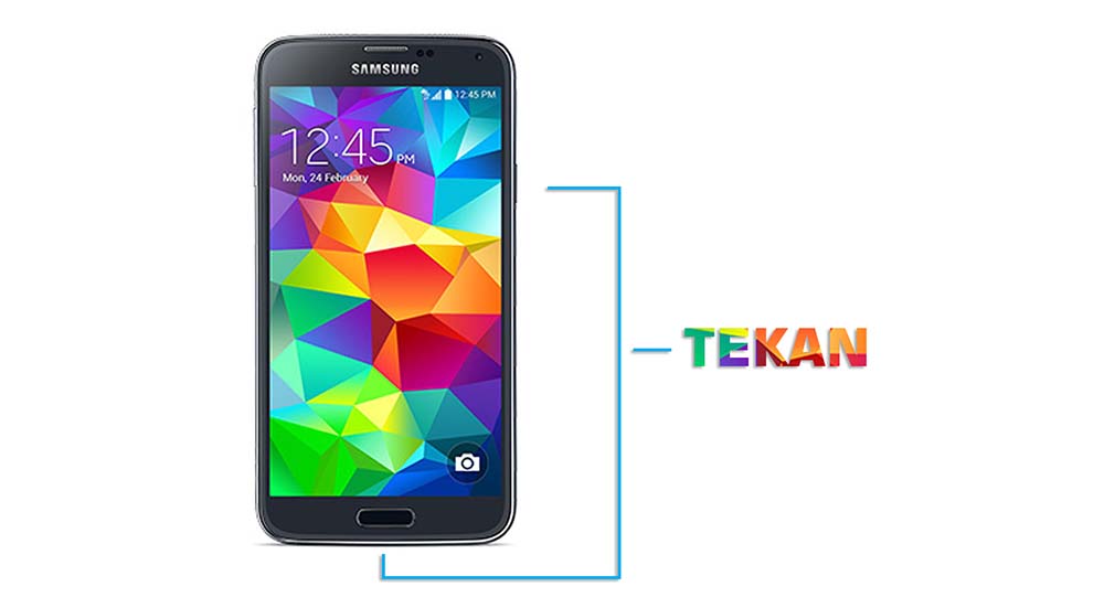 Cara Mengambil Screenshot Layar Galaxy S5