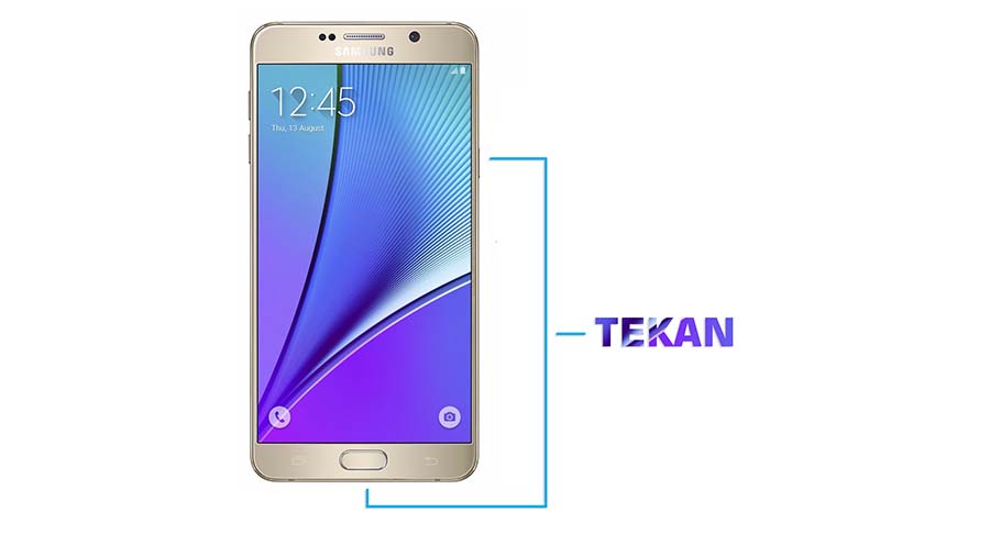 Screenshot Layar Samsung Galaxy Note 5