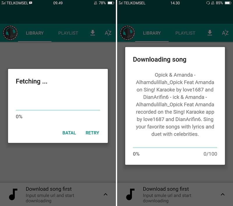 Download Rekaman Smule
