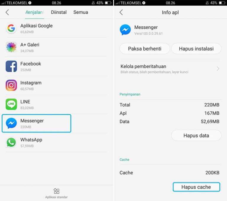 3 Cara Mengatasi “Sayangnya, Messenger Telah Berhenti” di HP Android