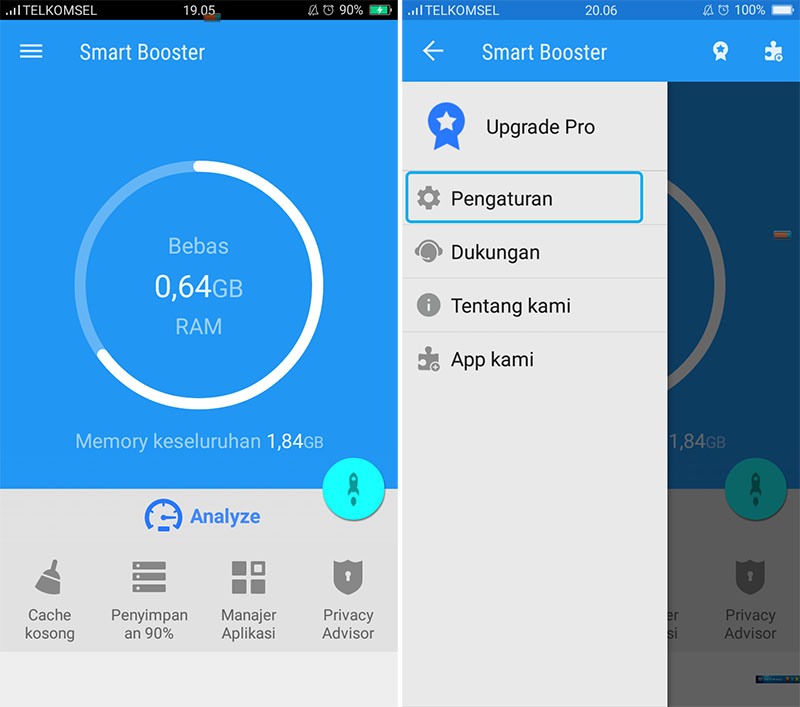 Masuk Pada Pengaturan Smart Booster 2