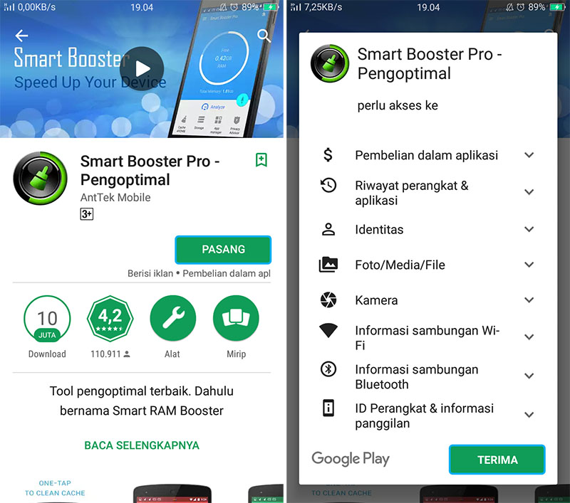 Cara Menambah RAM di HP Android (Smart Booster) - Dianisa.com