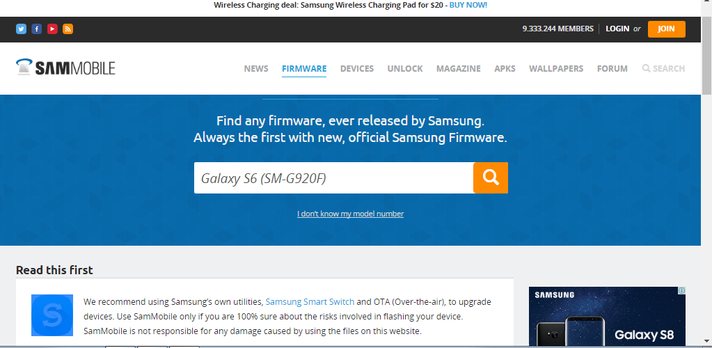 Tulis Tipe Samsung