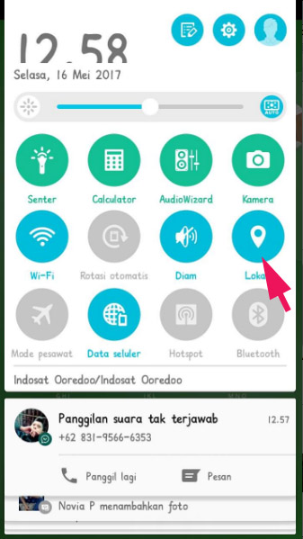 Matikan Fitur Location ASUS