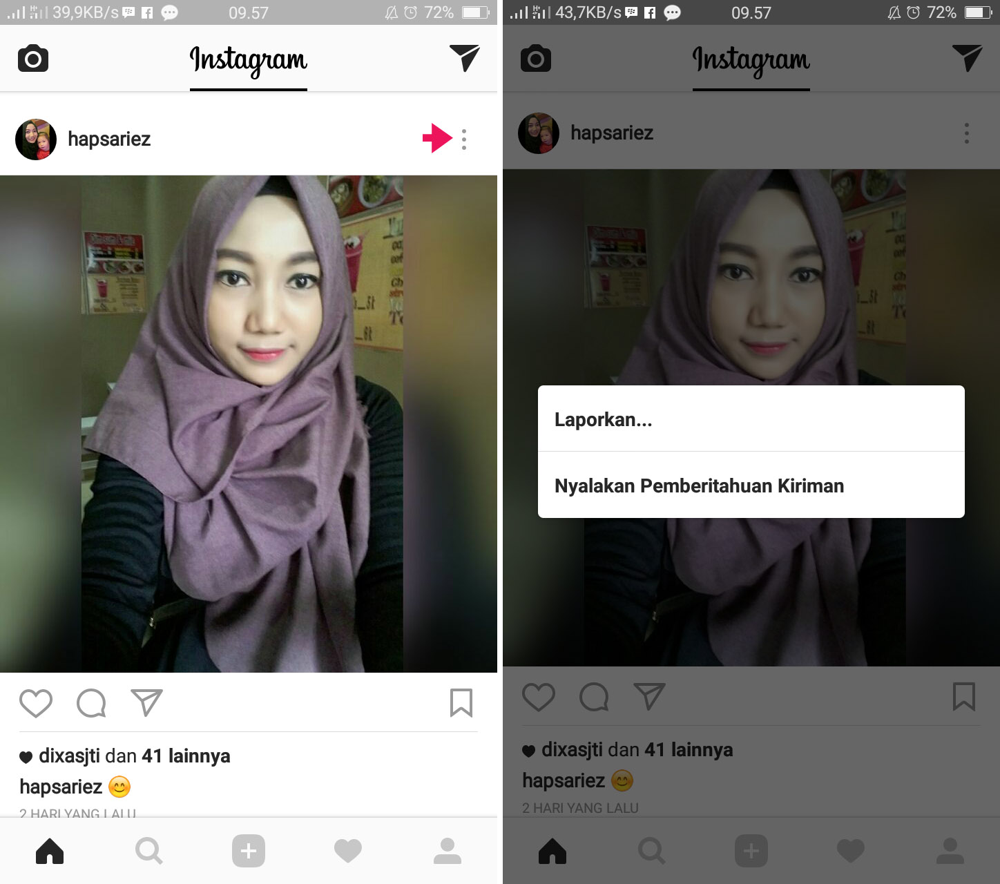 Cara Copy Link URL Instagram (Akun, Foto, Video) di Android - Dianisa.com