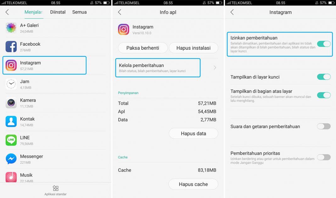 Cara Menampilkan Kembali Notifikasi Android Hilang / Tidak Muncul