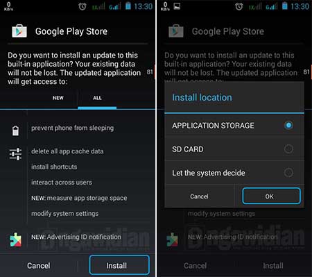 Cara Install Google Play Android