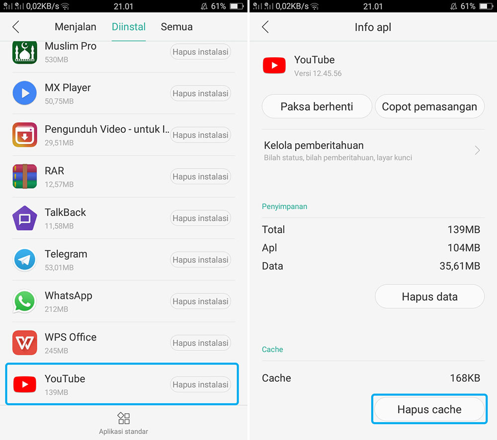 8+ Cara Mengatasi YouTube Tidak Bisa Dibuka & Error Di HP Android