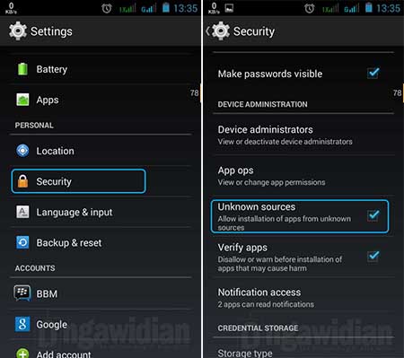 Izin Aplikasi Android