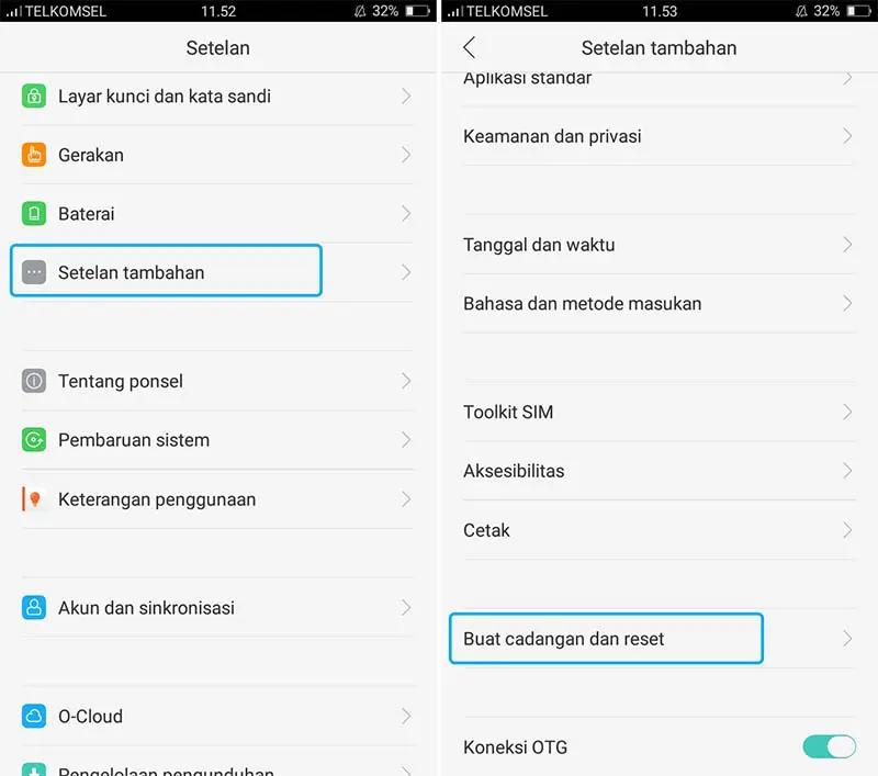 Cara Hard Reset OPPO A39, Lupa Pola Kunci, Password