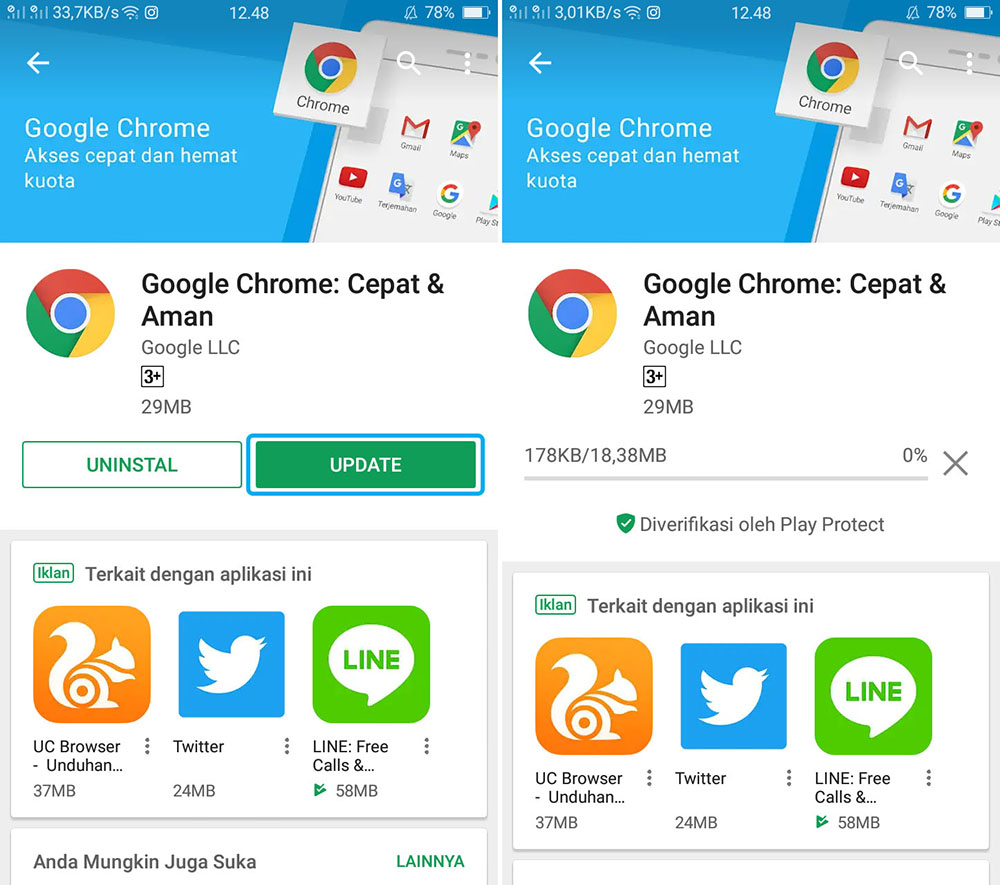 Update Google Chrome