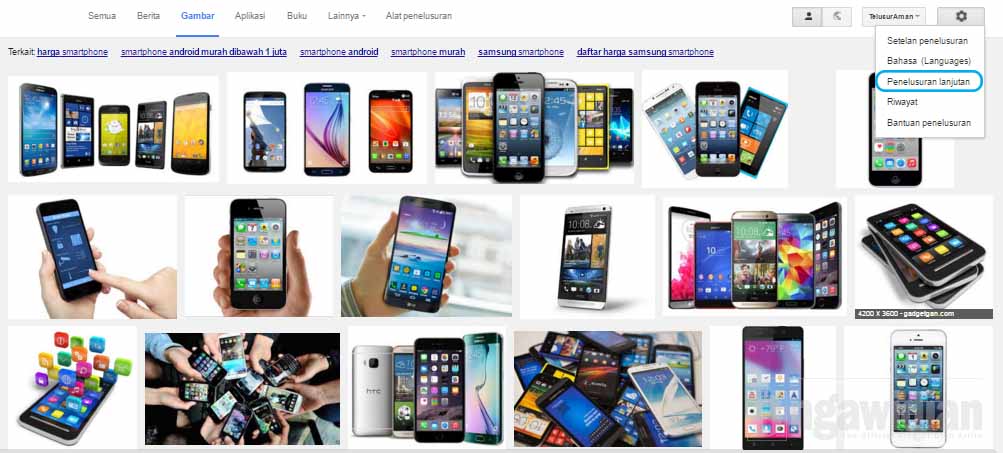 Cara Cari Gambar Legal Di Google 2