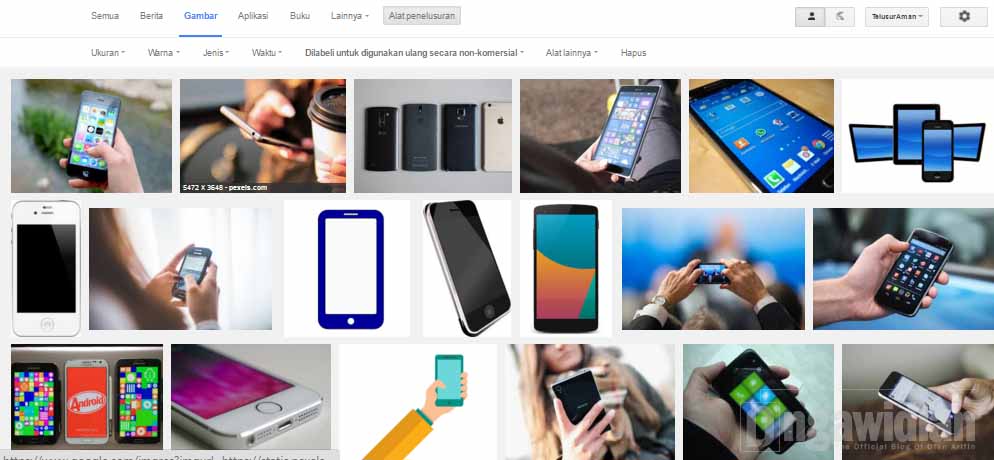 Cara Cari Gambar Legal Di Google 4