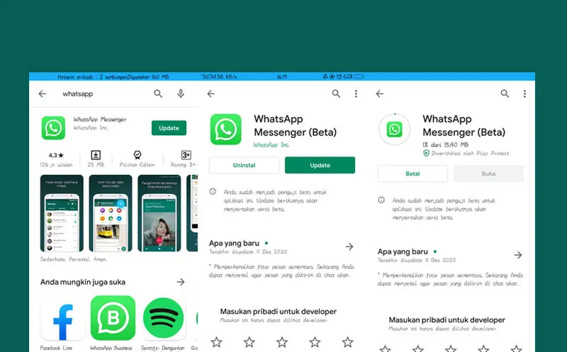 Mengatasi WhatsApp Kadaluarsa Android