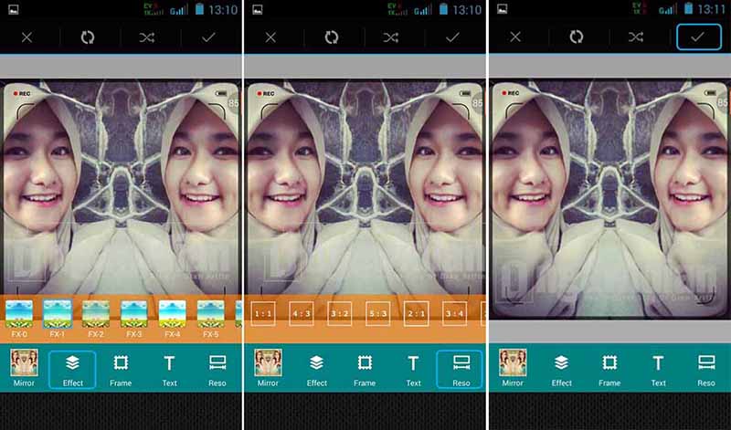 Membuat Efek Cermin Pada Foto