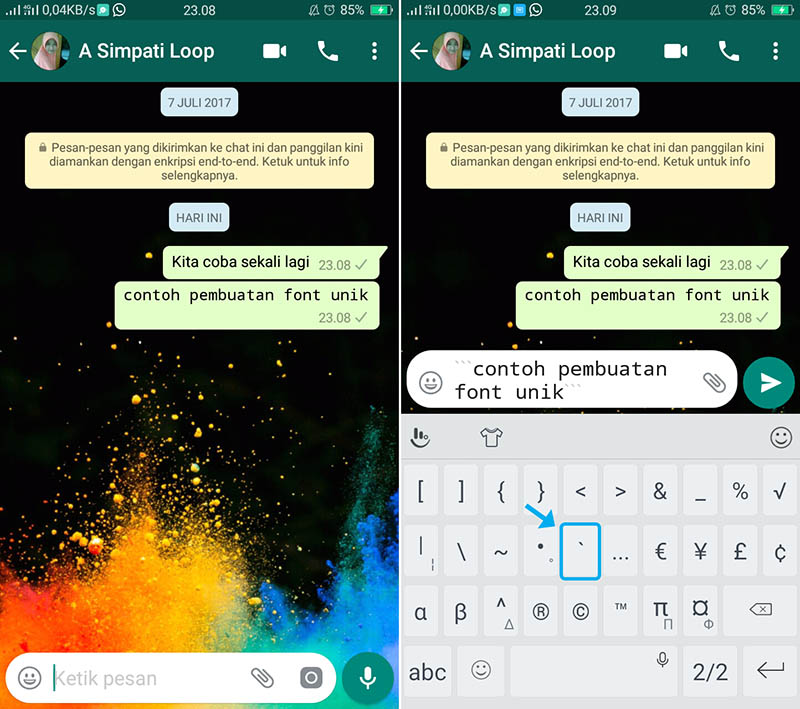 cara membuat tulisan unik di whatsapp tanpa aplikasi Cara Mengubah Font di WhatsApp Tanpa Root Mudah dan 