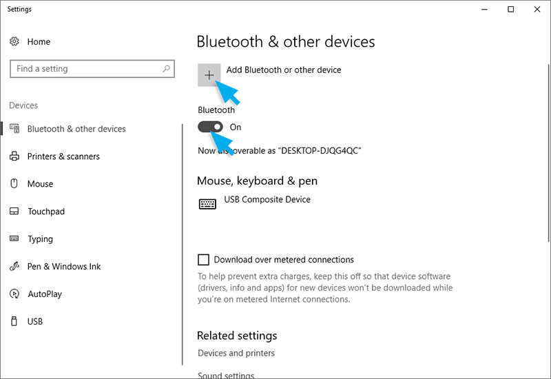 Aktifkan Bluetooth Laptop