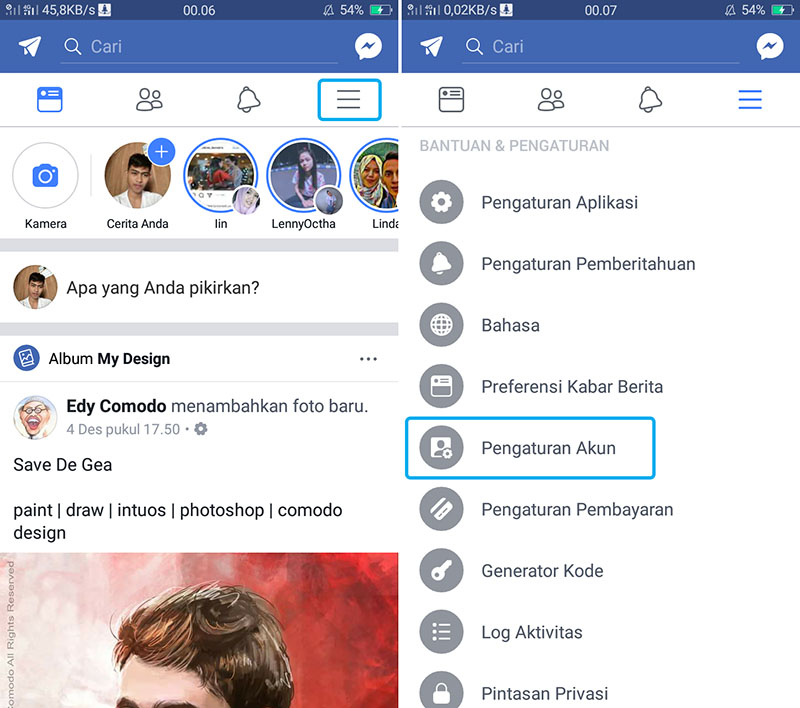 Cara Menonaktifkan Akun Facebook Sementara Waktu / Selamanya Di Android ...