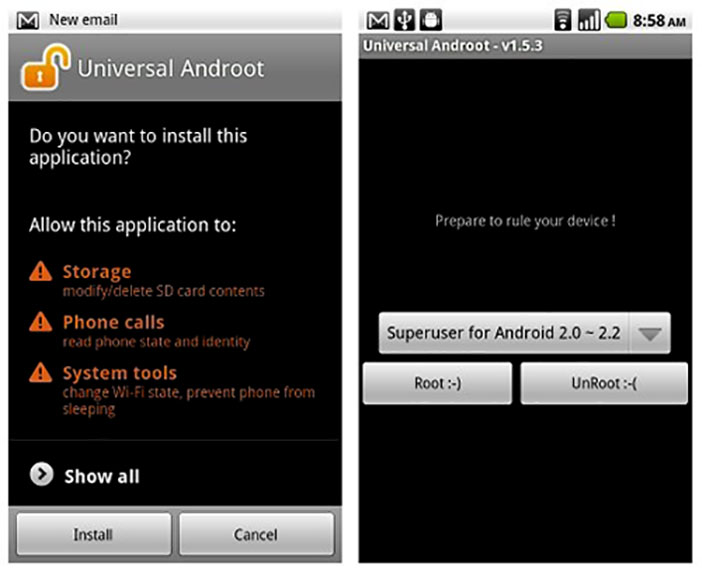 Universal Androot