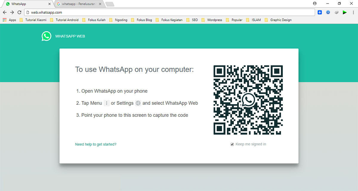 Beranda WhatsApp Web
