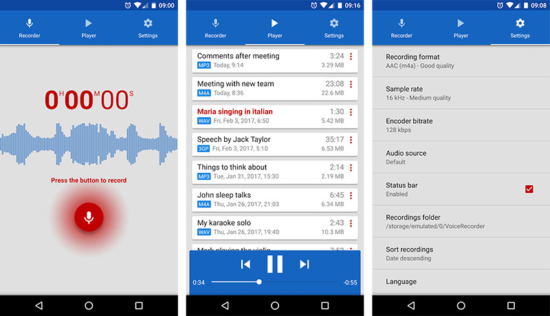 Perekam Suara Splend Apps