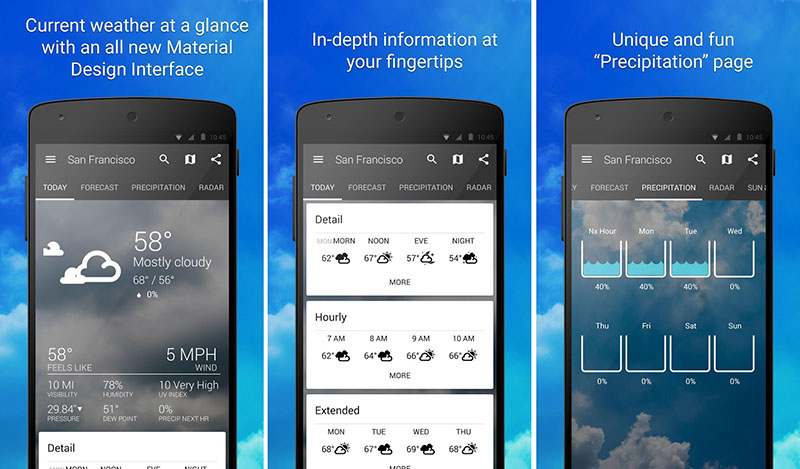 1Weather Widget Forecast Radar