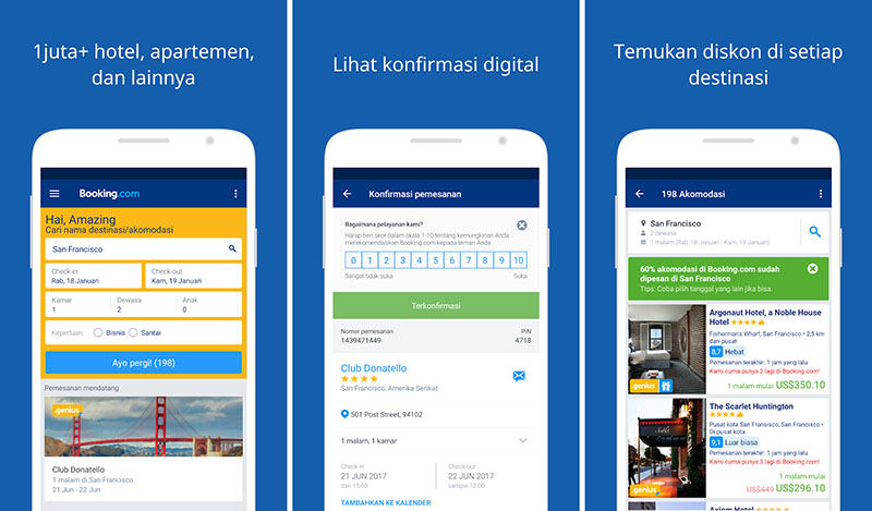 10+ Aplikasi Booking (Pesan Hotel) Android Terbaik & MURAH