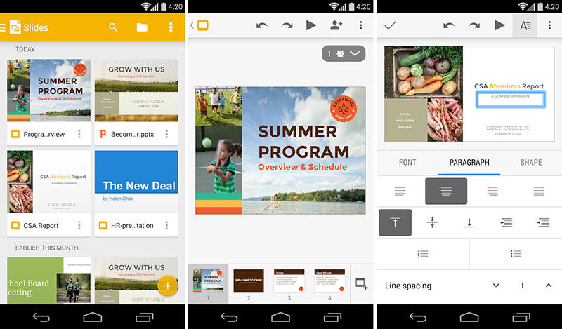 Google Slide