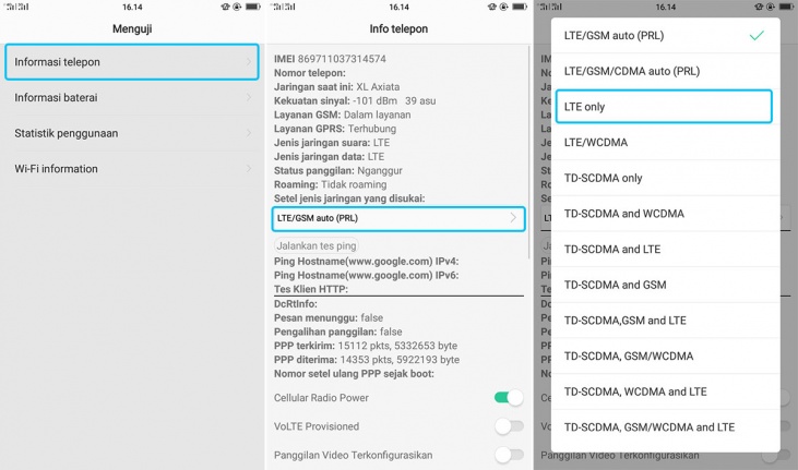 Cara Mengubah Jaringan 3g Menjadi 4g Lte Di Hp Oppo A71