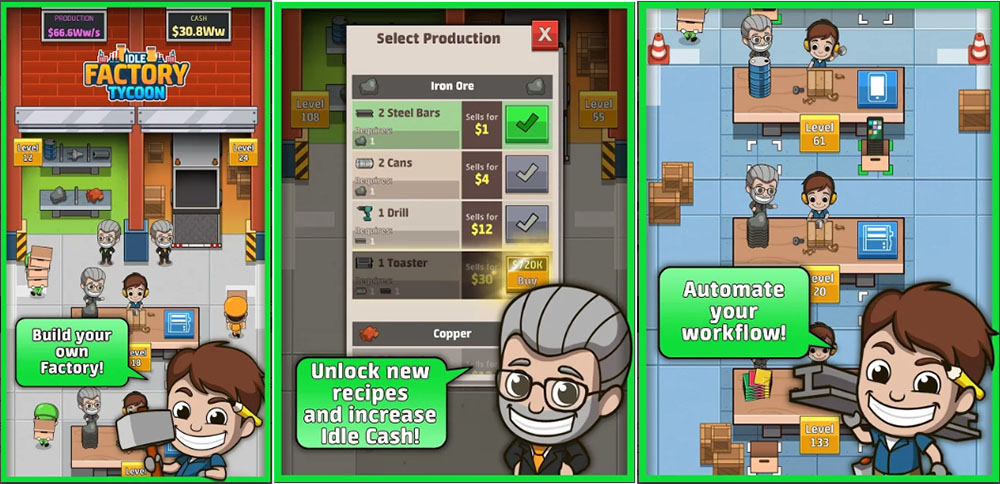 Idle Factory Tycoon