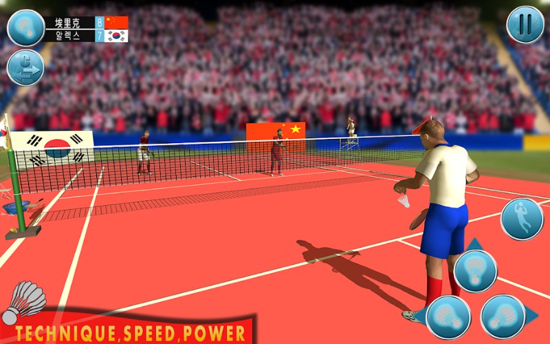 Bulutangkis perdana Liga Game 3D Olahraga Bulutangkis