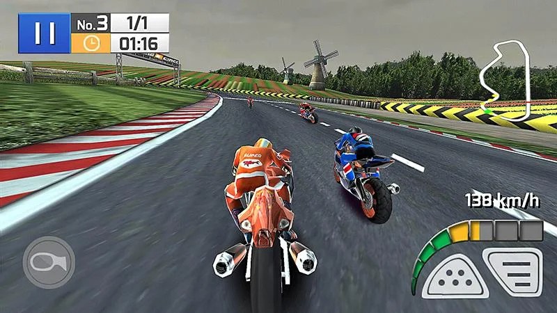 Lomba Sepeda Motor Nyata 3D