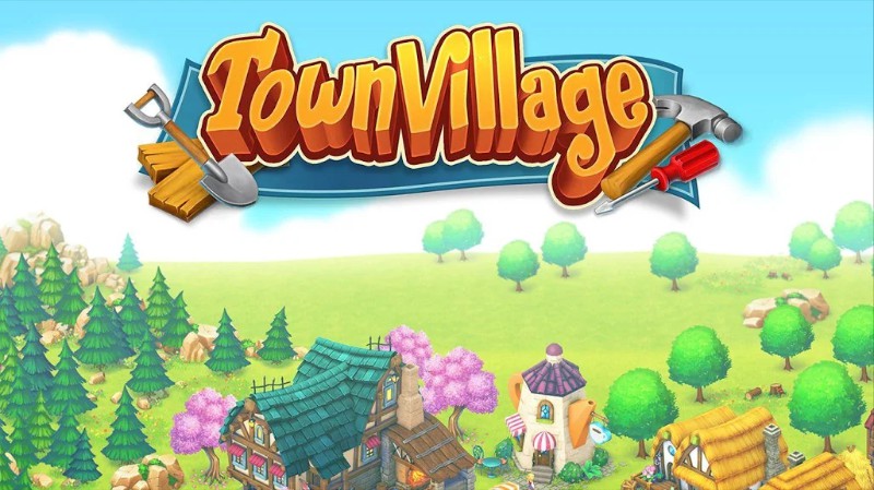 Town Village Ternak, Bangun, Dagang, Farm, Build