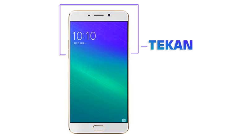 Screenshot Layar OPPO