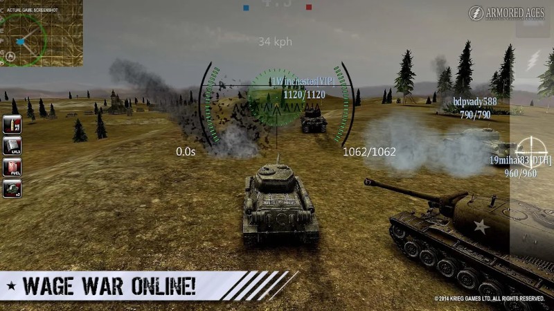 Armored Aces - 3D Tank War Online