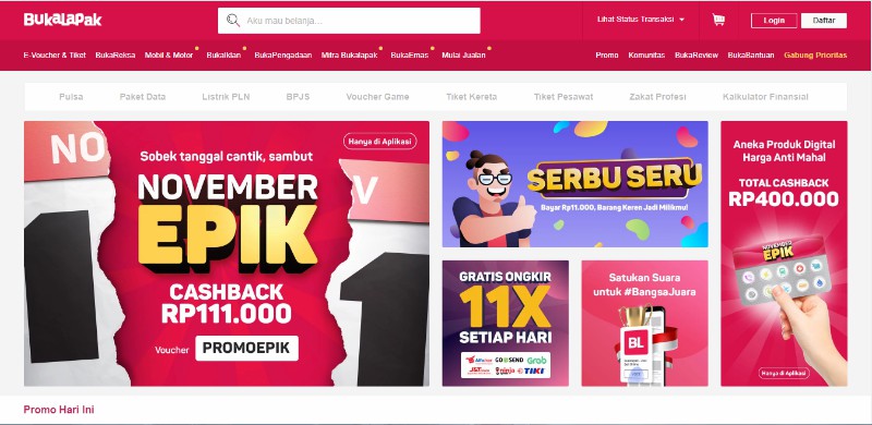 10+ Situs Belanja Online (E-Commerce) Terbaik, Bikin Ketagihan!