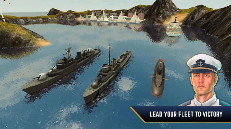 Enemy Waters Kapal selam dan kapal perang
