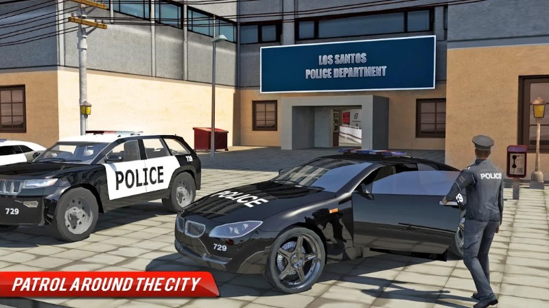 Kejahatan Kota - Simulator Mobil Polisi