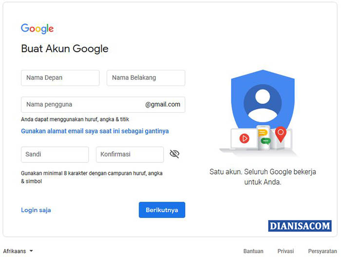 1. Cara Membuat Email Gmail