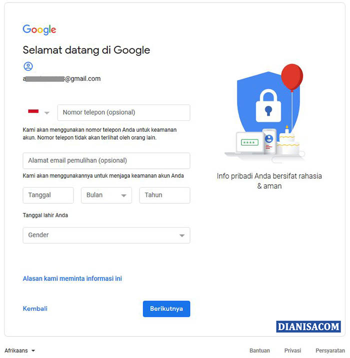 2. Langkah Membuat Akun Gmail