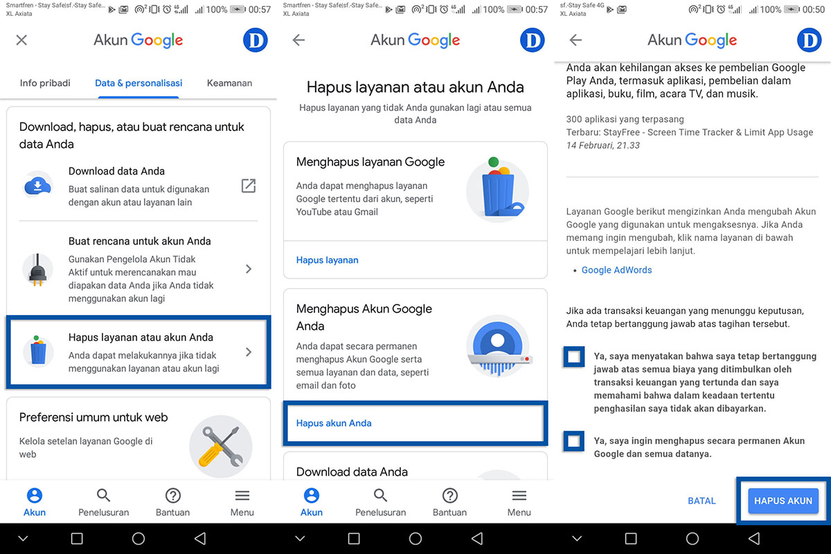 7+ Cara Menghapus Akun Gmail Secara Permanen Di Laptop & Android