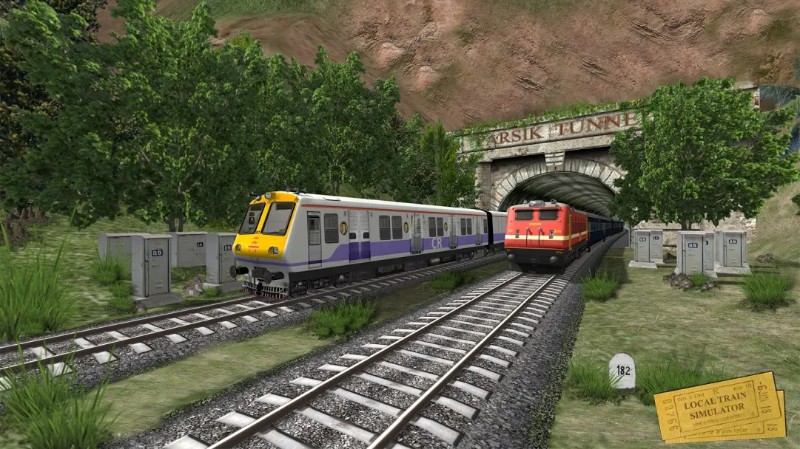 Simulator Kereta Lokal India